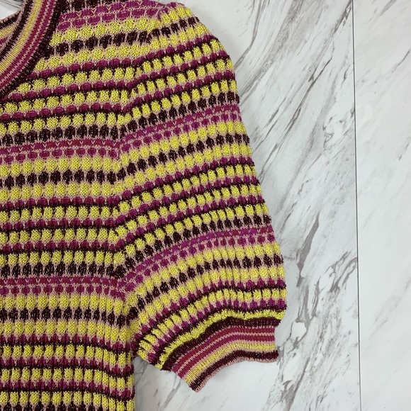 Free People Into You Mini Dress Multicolor Striped - Picture 4 of 8